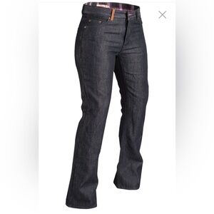 Highway 21 Motorcycle Jeans Dark Blue Size 6 Safety Biker Kevlar Reinforced